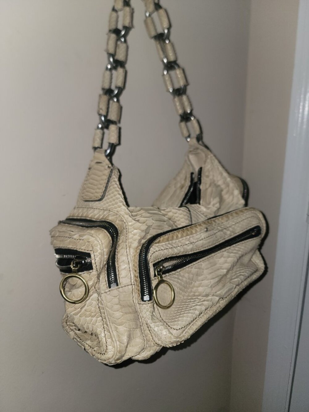 Chloe python shoulder bag - Picture 4 of 5